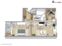 Prodej bytu 2+1, Karlovy Vary - Doubí, Modenská, 60 m2