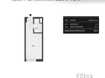 Prodej bytu 1+kk, Brno, Košuličova, 24 m2