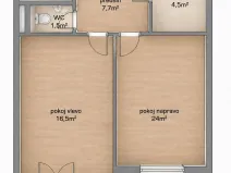 Pronájem bytu 2+kk, Brno - Medlánky, K Babě, 63 m2