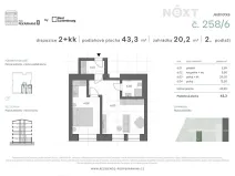 Prodej bytu 2+kk, Praha - Vysočany, Pod pekárnami, 43 m2