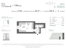 Prodej bytu 1+kk, Praha - Vysočany, Pod pekárnami, 27 m2