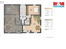 Prodej bytu 2+kk, Opočno, Nádražní, 47 m2