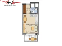 Prodej bytu 1+kk, Praha - Chodov, 31 m2