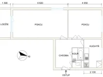 Prodej bytu 2+1, Karviná - Ráj, Prameny, 55 m2
