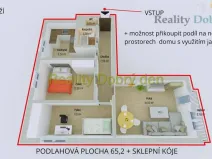 Prodej bytu 3+1, Opava, Hany Kvapilové, 65 m2