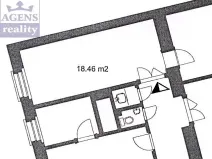 Pronájem kanceláře, Praha - Nové Město, Legerova, 18 m2