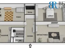 Prodej bytu 3+1, Přerov, Sokolská, 77 m2