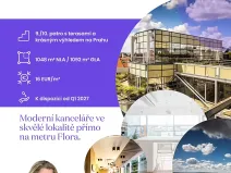 Pronájem kanceláře, Praha - Žižkov, Vinohradská, 1048 m2