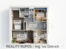 Prodej bytu 3+1, Ivančice, Slunečná, 68 m2