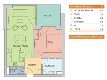 Pronájem bytu 2+kk, Olomouc, Aloise Rašína, 53 m2