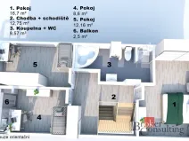Pronájem rodinného domu, Kostelec nad Orlicí, Luční, 150 m2