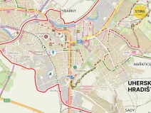 Pronájem kanceláře, Uherské Hradiště, Františkánská, 25 m2