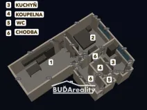 Prodej bytu 2+1, Fryšták - Horní Ves, Komenského, 65 m2