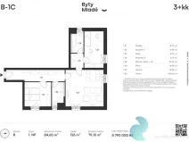 Prodej bytu 3+kk, České Budějovice - České Budějovice 5, 84 m2