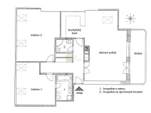 Prodej bytu 3+kk, Praha - Podolí, Levá, 137 m2