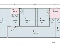 Pronájem skladu, Praha - Zličín, Do Blatin, 306 m2