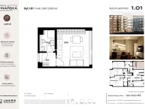 Prodej bytu 1+kk, Praha - Holešovice, Kostelní, 22 m2