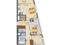 Prodej bytu 3+kk, Praha - Hlubočepy, Gollové, 78 m2