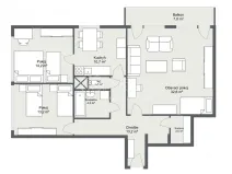 Prodej bytu 3+1, Praha - Michle, V dolině, 92 m2