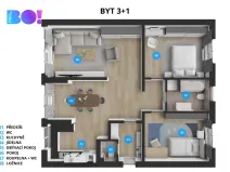 Prodej bytu 3+1, Ostrava, Vítězná, 79 m2