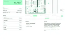 Prodej bytu 3+kk, Zlín, Tyršova, 68 m2