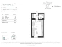 Prodej bytu 1+kk, Praha - Košíře, Musílkova, 23 m2