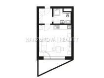 Pronájem bytu 1+kk, České Budějovice - České Budějovice 2, Volejbalistů, 28 m2
