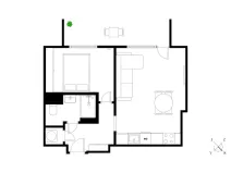 Prodej bytu 2+kk, Praha - Vršovice, Gruzínská, 44 m2