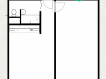 Prodej bytu 1+1, Chomutov, Zahradní, 36 m2