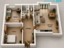 Pronájem bytu 3+kk, Beroun - Beroun-Město, Nad Paloučkem, 71 m2