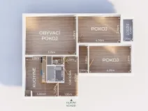 Prodej bytu 3+1, Nový Jičín - Loučka, Na Lani, 69 m2