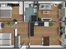 Pronájem bytu 3+1, Praha - Nusle, Kotorská, 60 m2