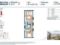 Prodej bytu 2+kk, Praha - Karlín, Sokolova, 54 m2