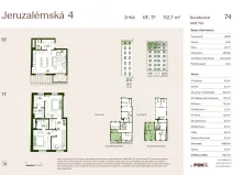 Prodej bytu 3+kk, Praha, Jeruzalémská, 106 m2