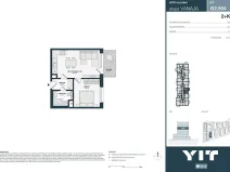 Prodej bytu 2+kk, Kladno, Unhošťská, 43 m2