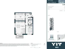 Prodej bytu 3+kk, Kladno, Unhošťská, 69 m2