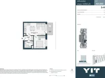 Prodej bytu 2+kk, Kladno, Unhošťská, 43 m2