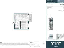 Prodej bytu 1+kk, Kladno, Unhošťská, 41 m2
