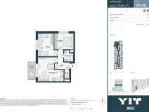 Prodej bytu 3+kk, Kladno, Unhošťská, 61 m2