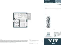 Prodej bytu 1+kk, Kladno, Unhošťská, 41 m2