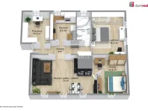 Prodej bytu 4+1, Karlovy Vary, Sládkova, 94 m2