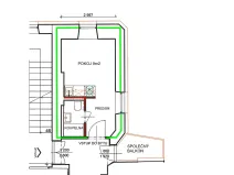 Pronájem bytu 1+kk, Brno, Körnerova, 15 m2