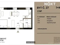 Prodej bytu 1+kk, Rapotín, Výzkumníků, 35 m2