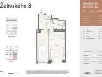 Prodej bytu 2+kk, Praha, Jana Želivského, 47 m2