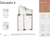Prodej bytu 2+kk, Praha, Jana Želivského, 47 m2