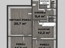 Prodej bytu 3+1, Opava - Předměstí, Tomáškova, 81 m2