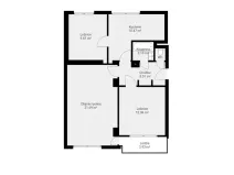 Pronájem bytu 3+1, Libčice nad Vltavou, Pod Saharou, 72 m2
