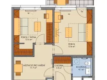 Prodej bytu 2+1, Praha - Hlubočepy, Vítové, 51 m2