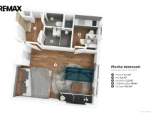 Pronájem bytu 1+kk, Praha - Troja, Sosnovecká, 29 m2