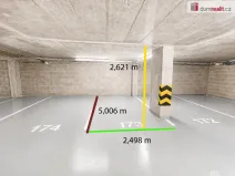 Pronájem garáže, Praha, Čerpadlová, 13 m2